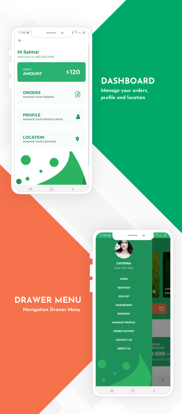 Lawn Clean React Native Theme/Template