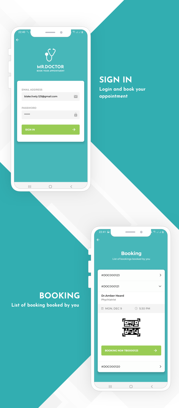 Mr.Doctor React Native Theme/Template