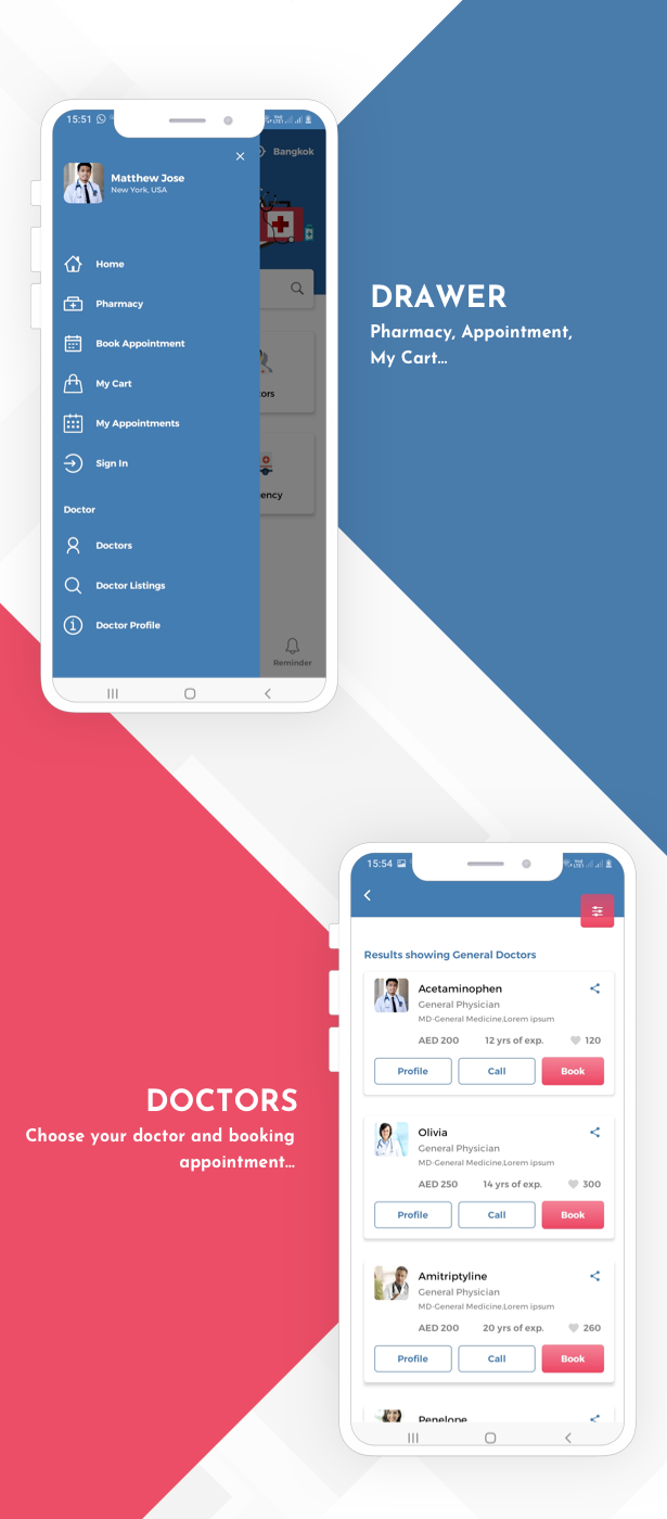 Medicoy React Native Theme/Template