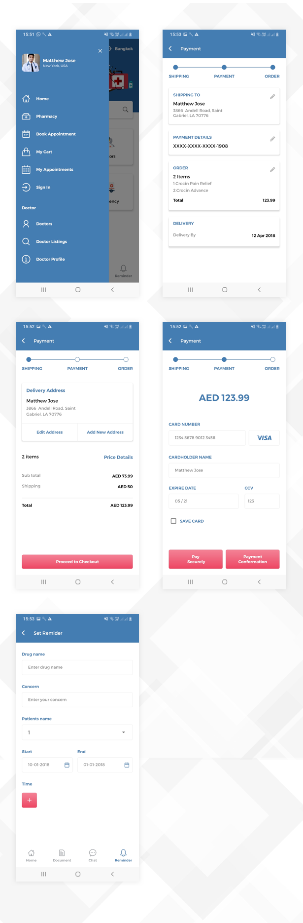Medicoy React Native Theme/Template