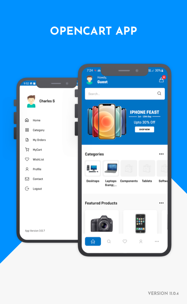 OpenCart Ecommerce App