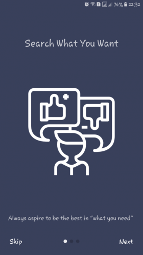 oClassify Intro Screen