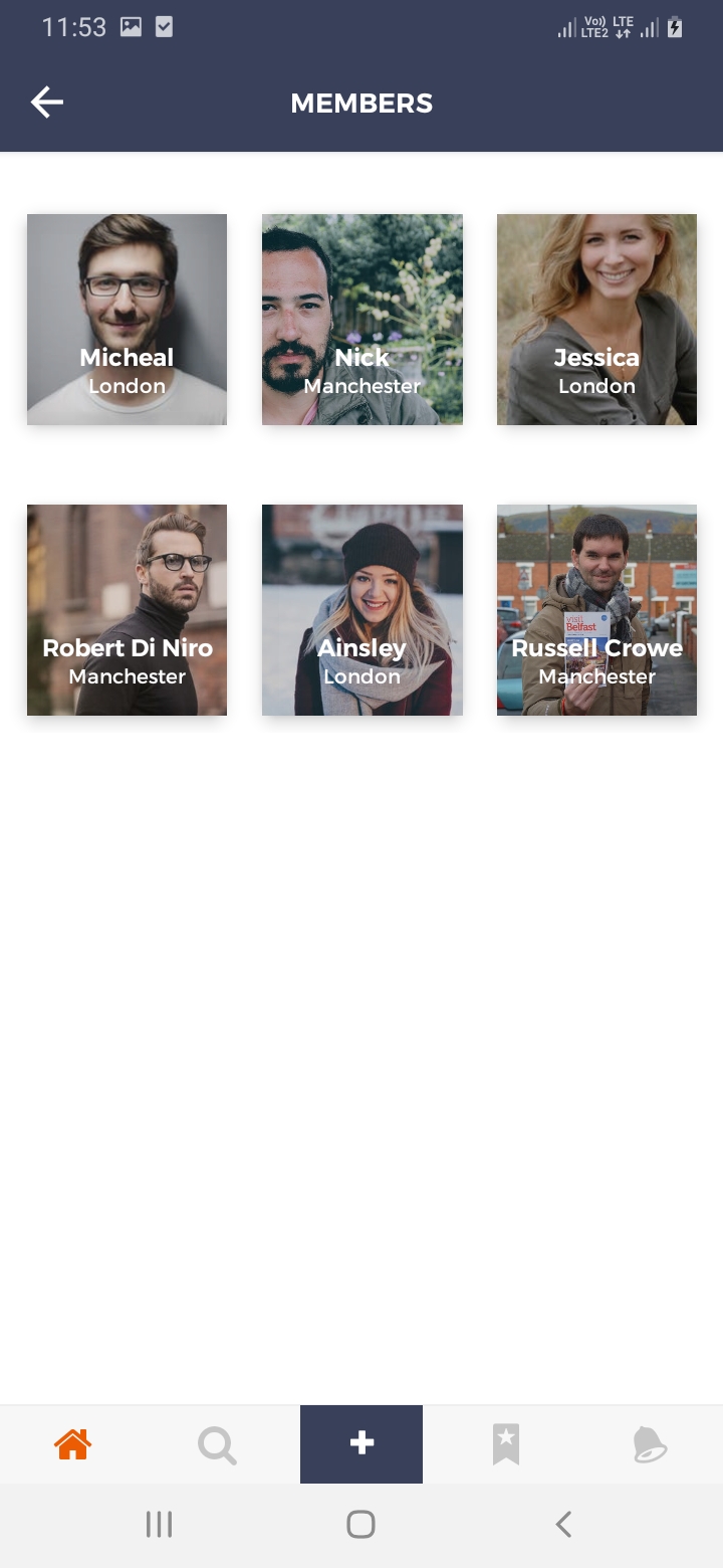 oClassify Members Screen