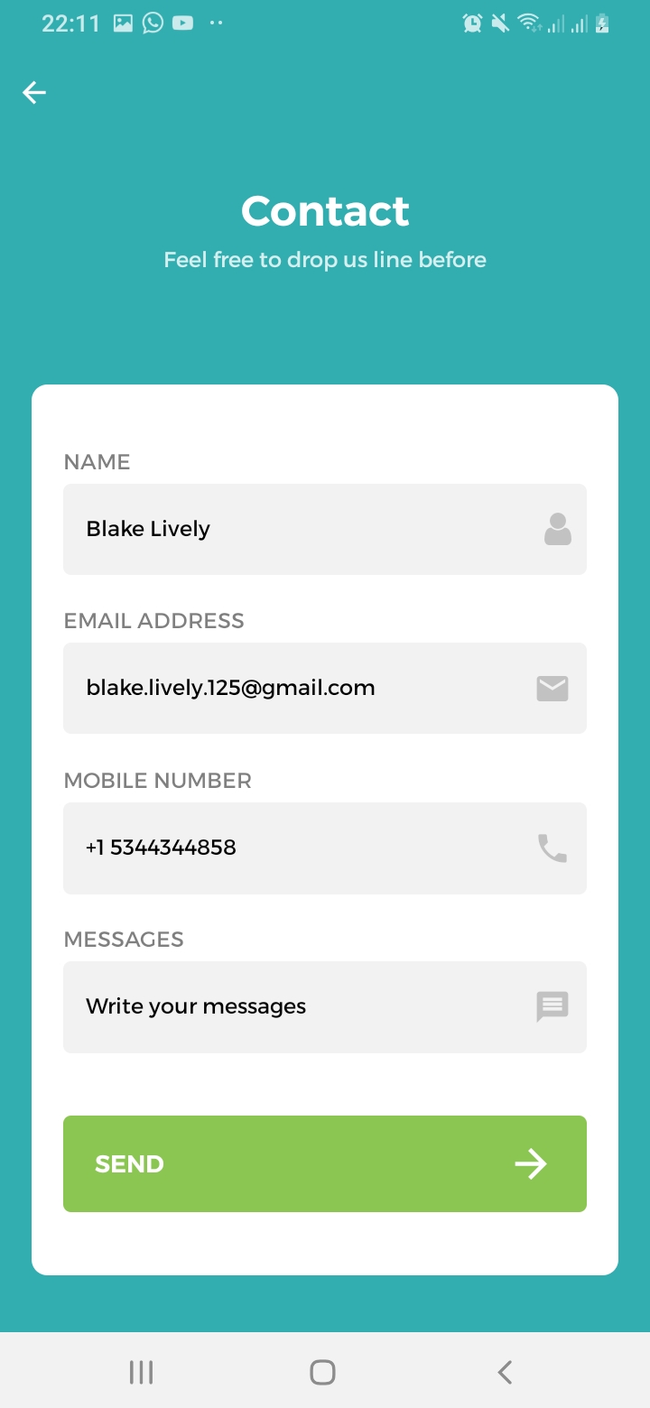 Mr.Doctor Contact Screen