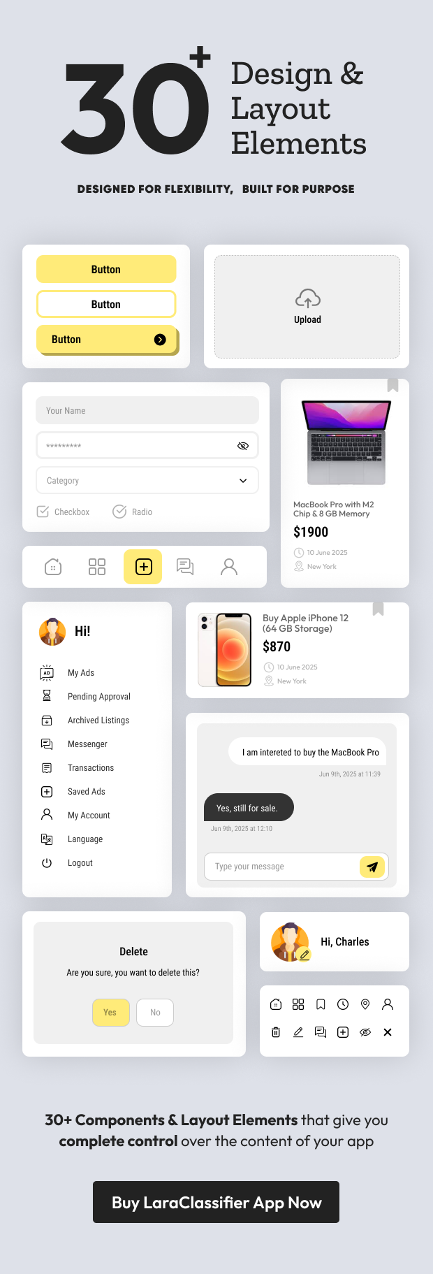 LaraClassifier App
