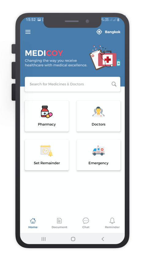 Medicoy React Native App Template Features 