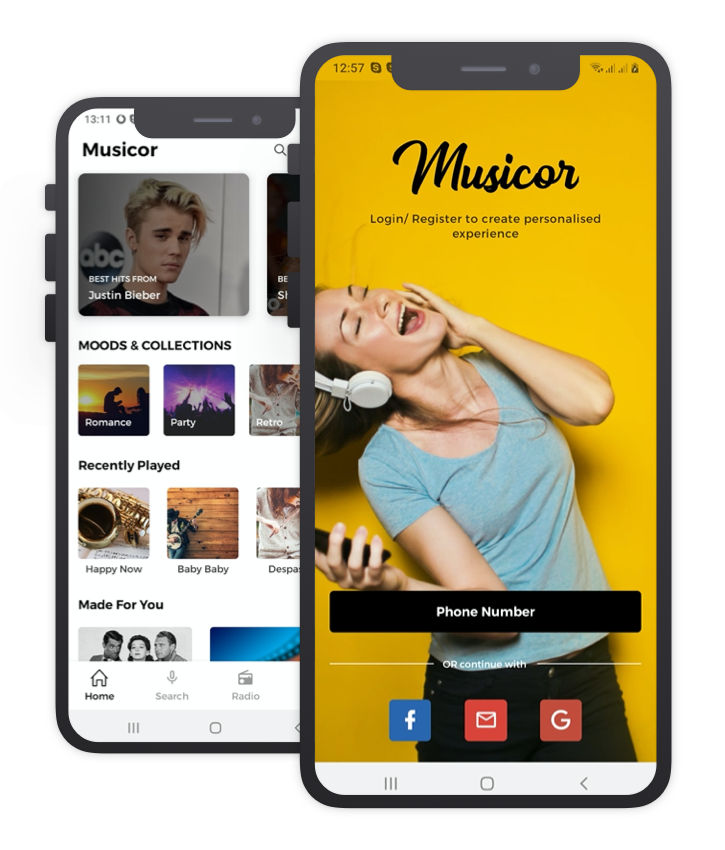 Music Or React Native Templates
