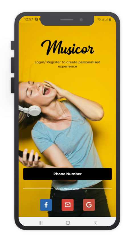 Music Or React Native App Template Features 