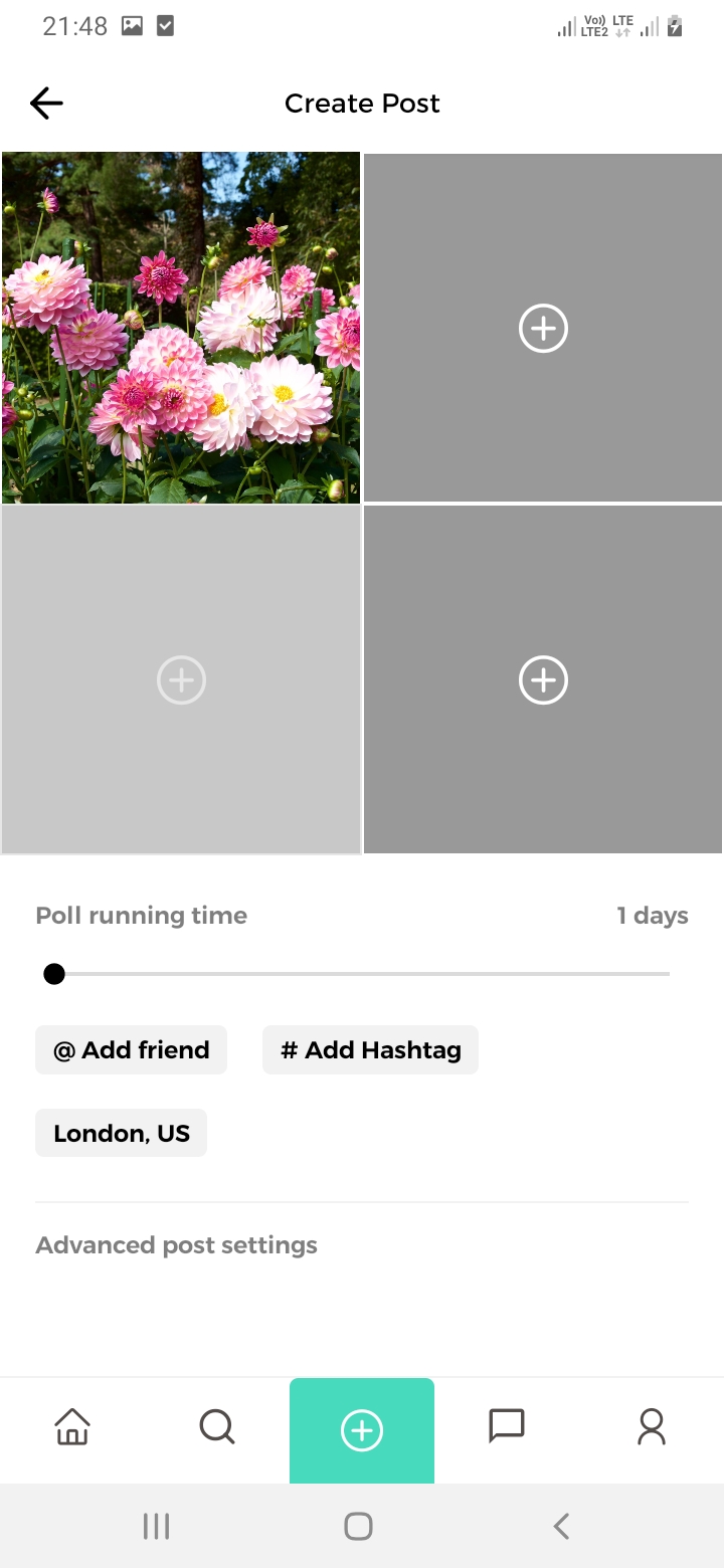 Divvy Chat AdPost Screen