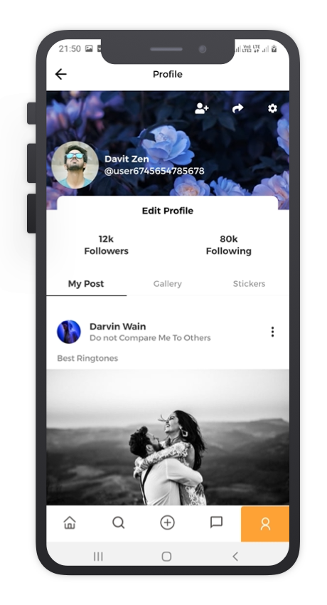 Divvy Chat React Native App Template Features 