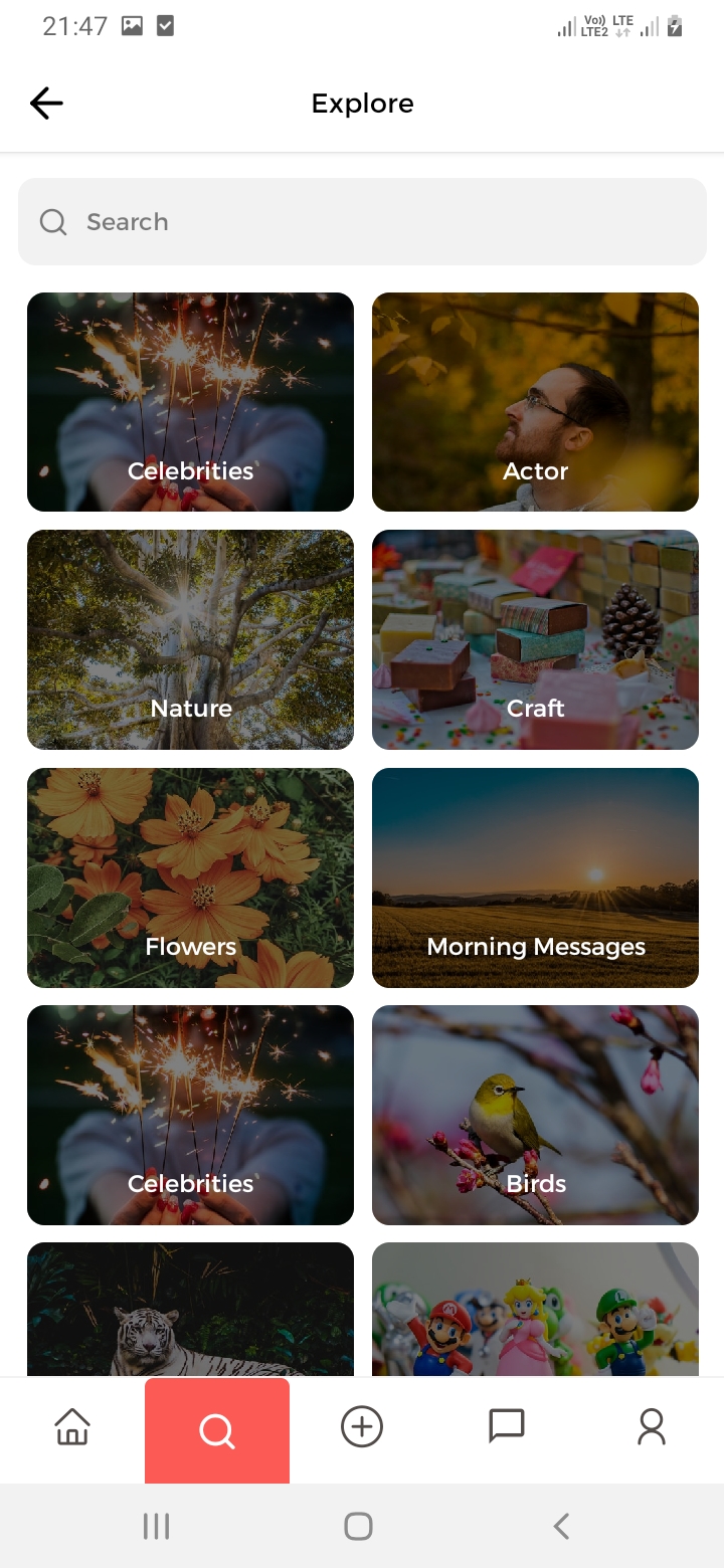Divvy Chat Explore Screen