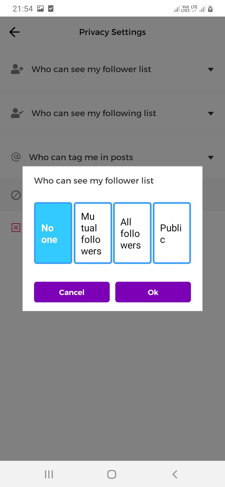 Divvy Chat Privacy Settings Continue Screen