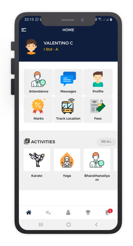 DUIS School React Native App Template Features 