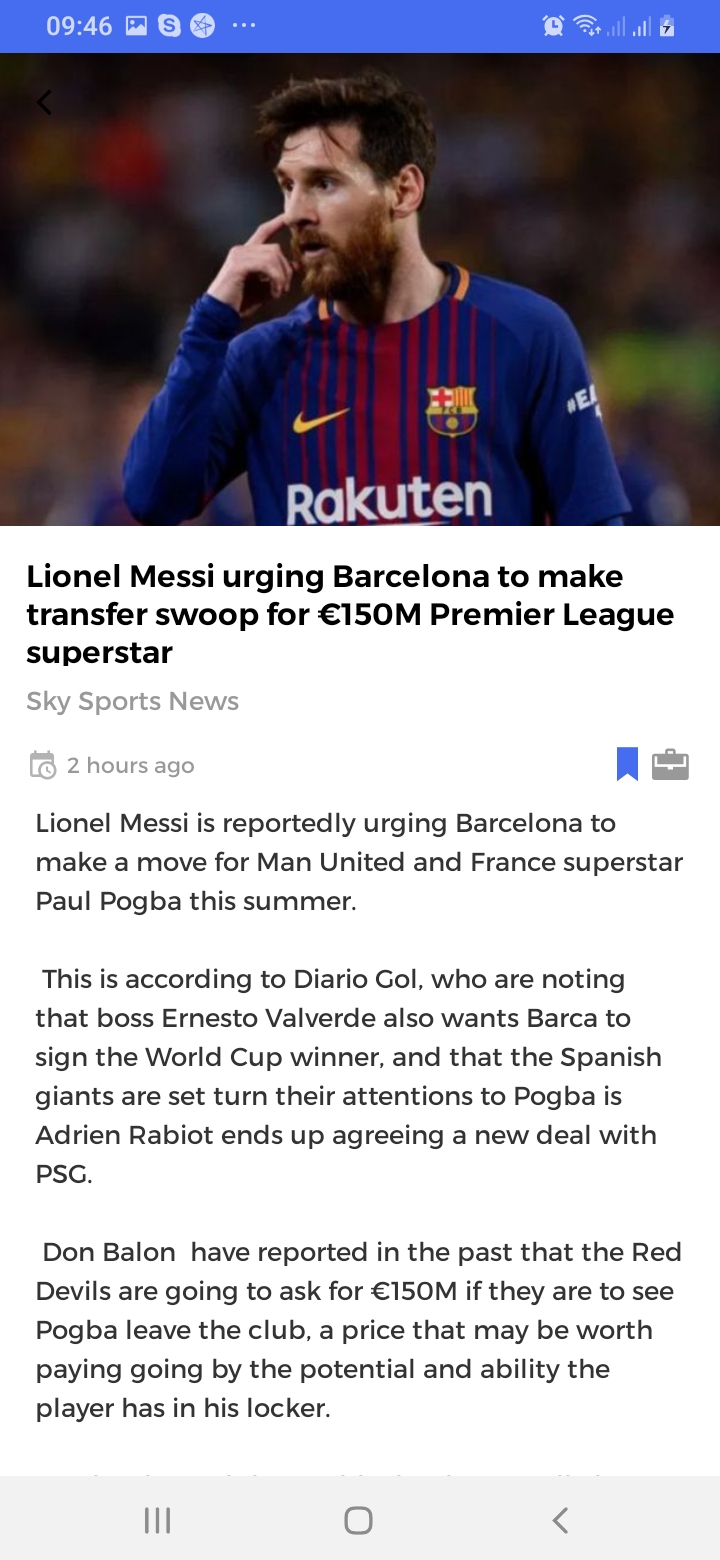 wNews News Detail Screen