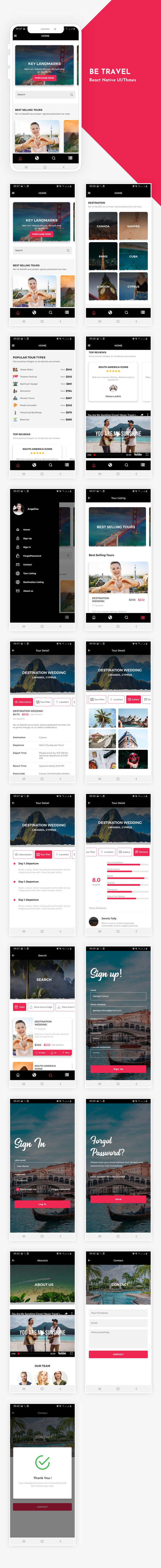 Be Travel UI
