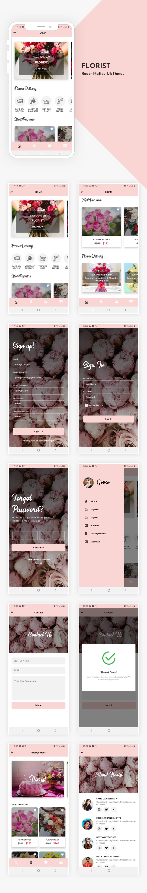 Florist UI